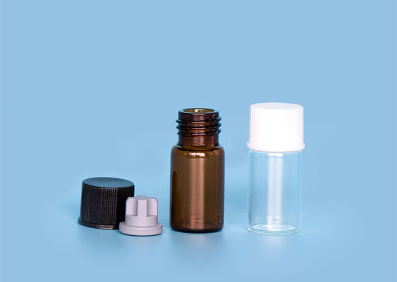 दवा पारदर्शी ISO4001 10ml फार्मास्यूटिकल ग्लास शीशियाँ
